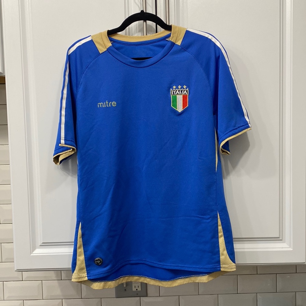 Blue Italian Soccer Jersey (Italia)